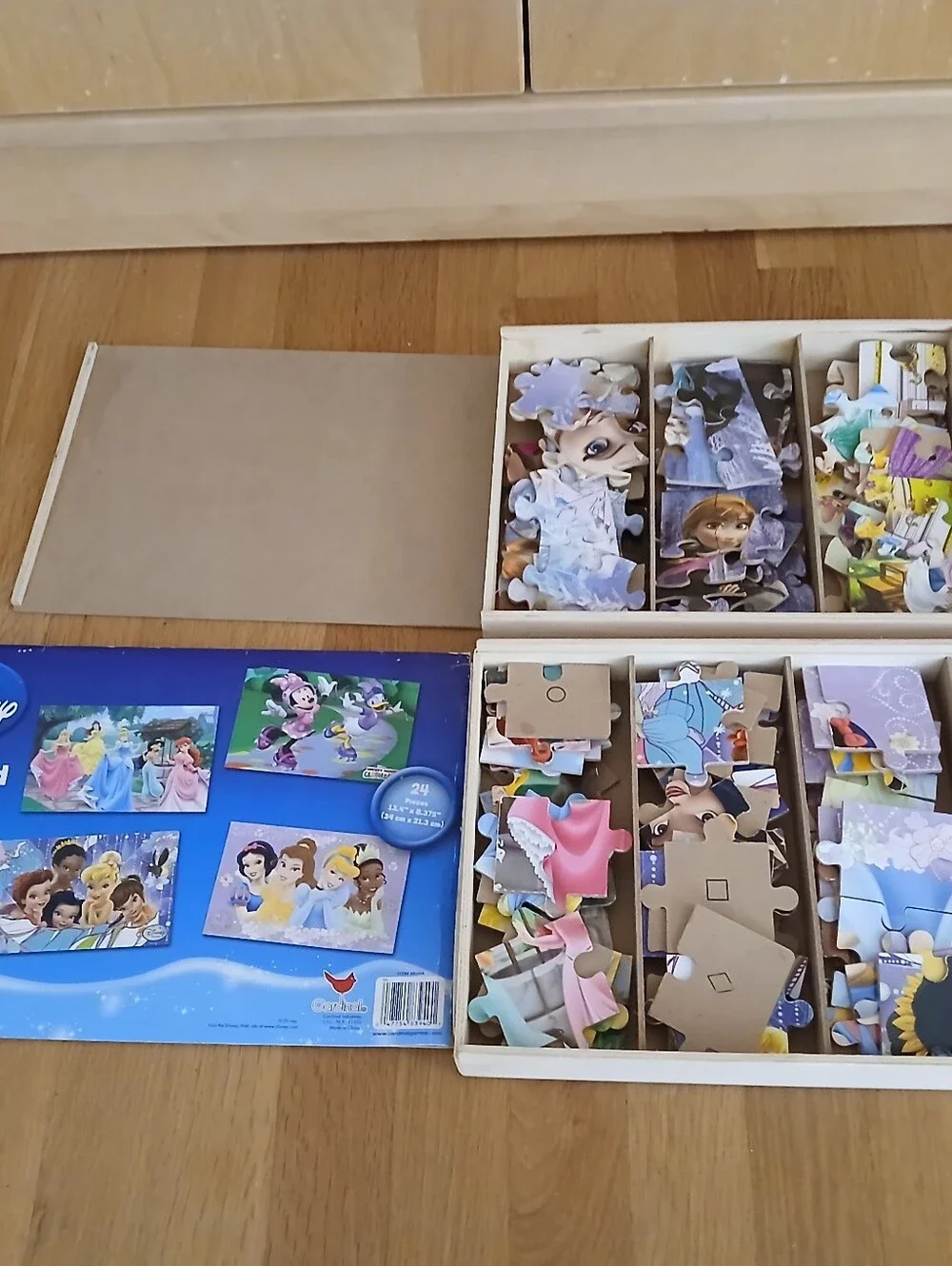 Disney Frozen + Mickey Mouse + Princess puzzles